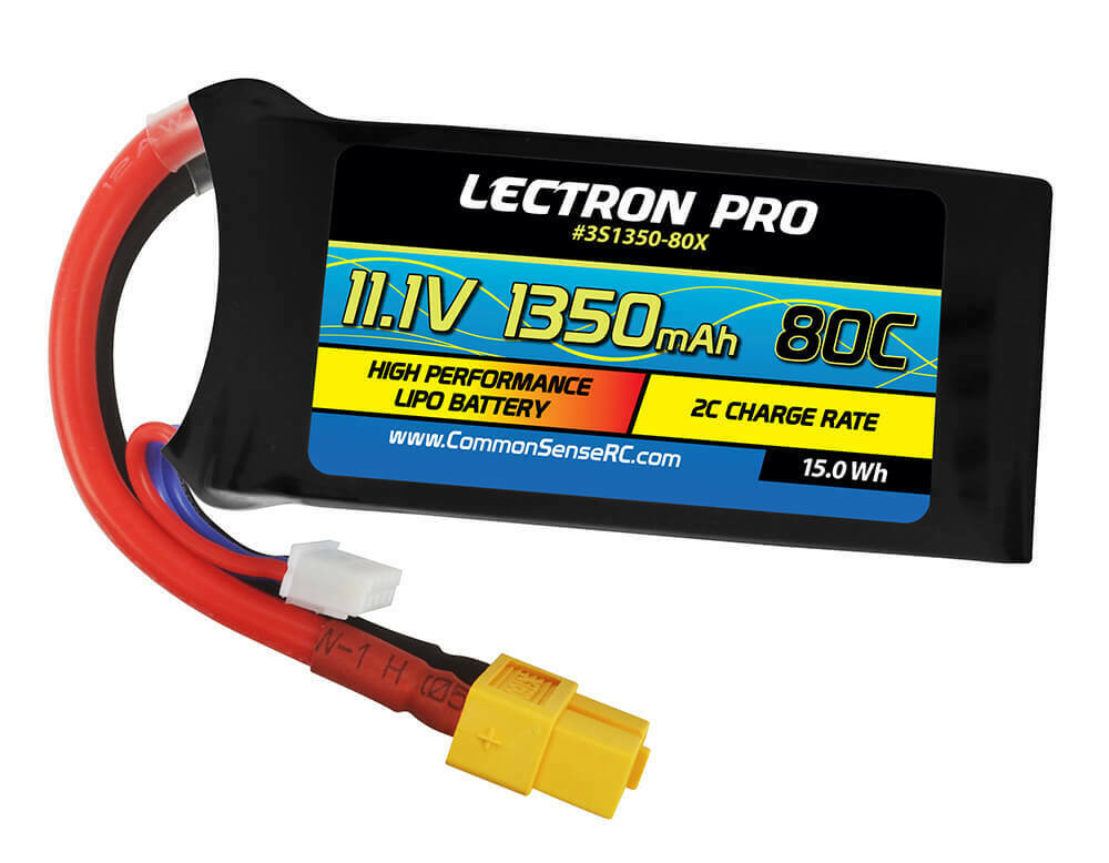 11.1v 1350 mah 80c lipo