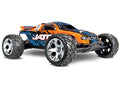 Jato® 3.3: 1/10 Scale 2-Speed Nitro-Powered 2WD Stadium Truck. Ready-to-Race® with TRX® 3.3 Racing Engine, EZ-Start® electric starting system, TQi 2.4GHz Radio System with Traxxas Link™ Wireless Module, and Traxxas Stability Management (TSM)®. (Ground shi