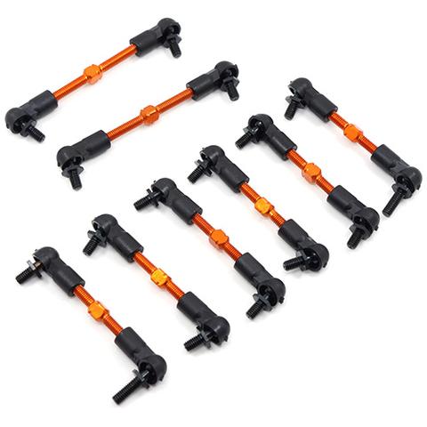 SPT2-115OR YEAHRACING HPI SPRINT 2 ALUMINUM PREASSEMBLED TIE ROD SET - 8 PCS