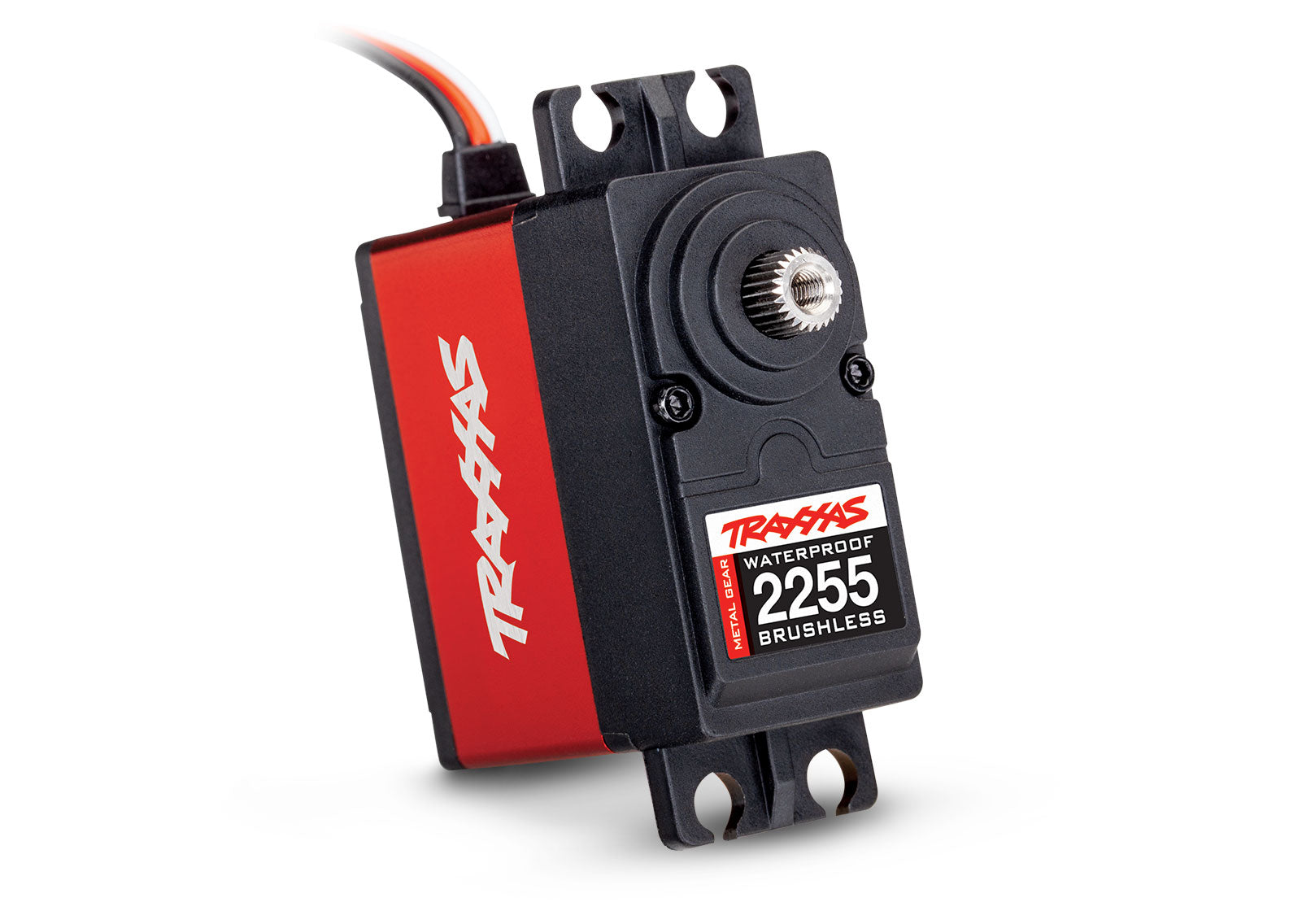 tra2255  High-Torque 400 Red Brushless Digital Servo The Traxxas High-Torque 400 Red servo