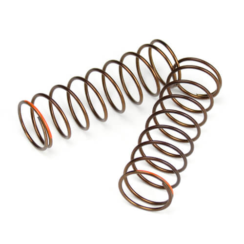 Shock Spring Set(Rr,1.3x9.375,3.01lb/in,63mm,Orng)