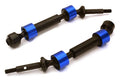 HD Steel Rear Universal Drive Shaft (2) for Traxxas 1/10 Slash 2WD & Nitro Slash C28164BLUE