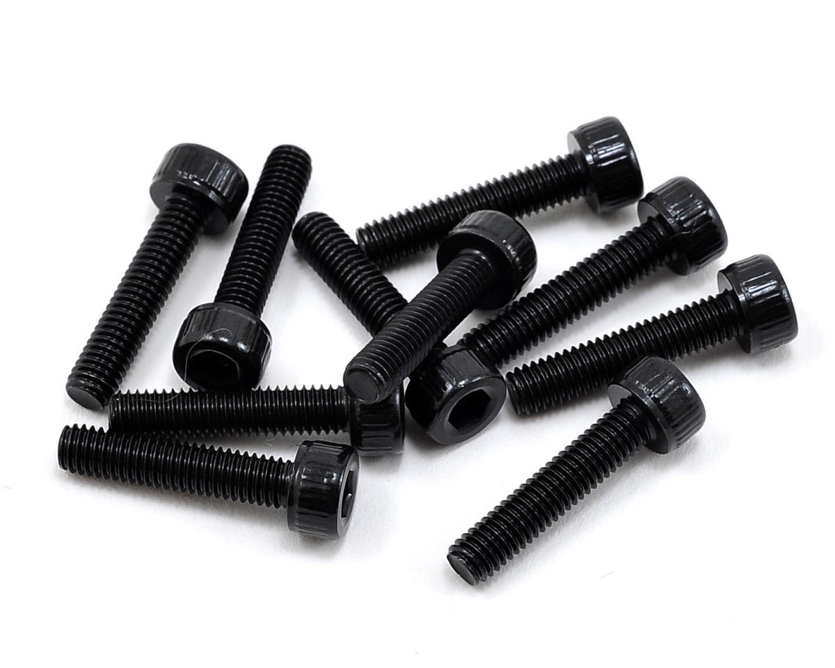 M3x14mm Cap Head Screws- Black, 10pcs