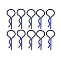 BENT MEDIUM BODY PINS PURPLE (10)