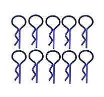 BENT MEDIUM BODY PINS PURPLE (10)