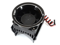 36mm Motor Heatsink + 40x40mm Fan w/ Intake Ram Funnel for Most 1/10 RC Crawler C30953BLACK