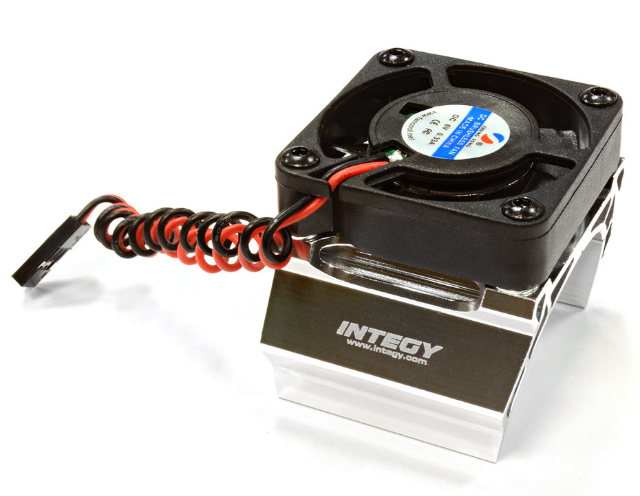 HIGH SPEED COOLING FAN+HEATSINK MOUNT FOR 40MM O.D. MOTOR C25791SILVER