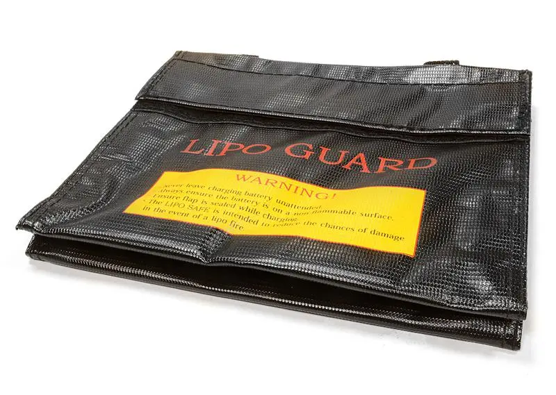 LiPo Guard Medium Battery Bag (210x160x40mm) for Charging and Storaging C26048BLACK