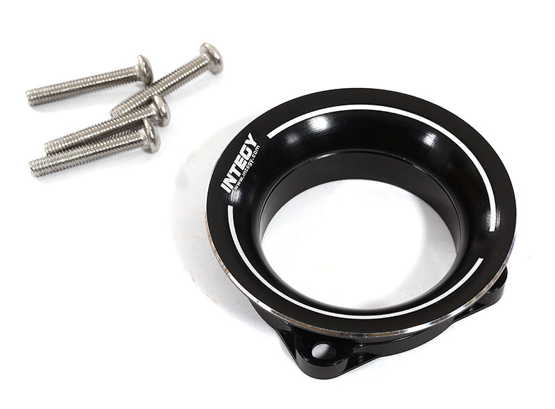Aluminum Cold Air Intake Ram Funnel for 30x30mm Size Cooling Fan C30948BLACK