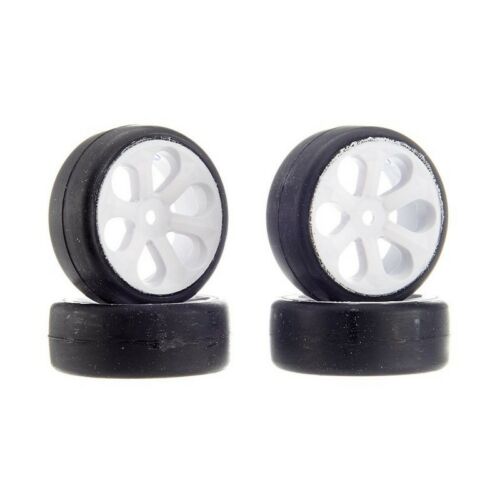 Rubber Sedan Tire, Blue, Prism Pre-mounted (4)