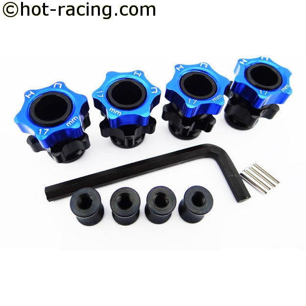 Light Weight Splined 17mm Hubs Slash 4x4
