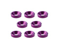 Square R/C M3 Aluminum Countersunk Washers, 8mm OD (Silver) 8 pcs. SQ-SGE-15P