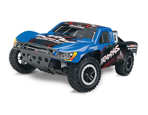 Nitro Slash: 1/10-Scale Nitro-Powered 2WD Short Course Racing Truck with TQi Traxxas Link Enabled 2.4GHz Radio System and Traxxas Stability Management (TSM) (Ground shipping included in online price to the lower 48 states)