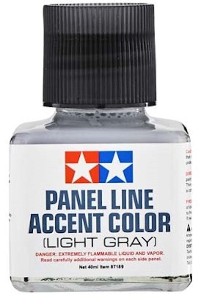 Tamiya Panel Line Accent Color (Light Gray)