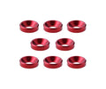 Square R/C M3 Aluminum Countersunk Washers, 8mm OD (Silver) 8 pcs. SQ-SGE-15R