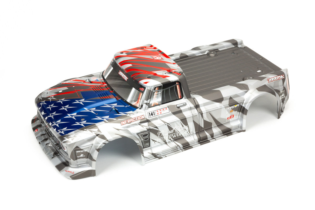 INFRACTION 6S BLX Painted Body Silver/Red ON LINE PRICE ONLY