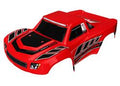 Body, LaTrax Desert Prerunner, red (painted)/ decals