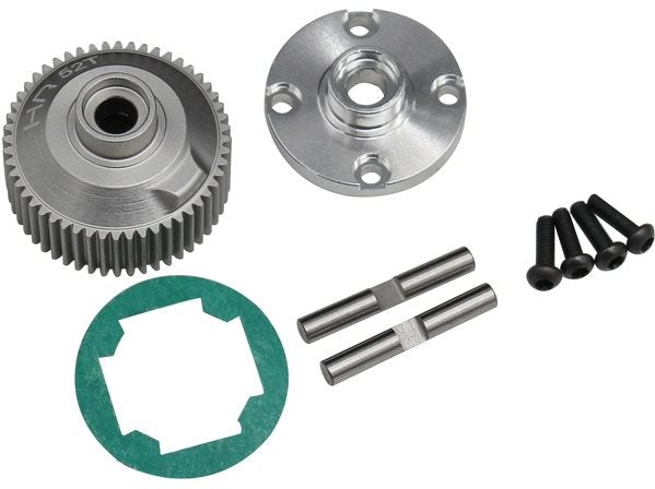 Hot Racing Hard Anodized Aluminum Differential Case, For Team Associated B6