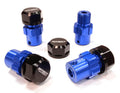 C25090BLUE 17mm Wheel Hex +12mm Offset T-Maxx (4)