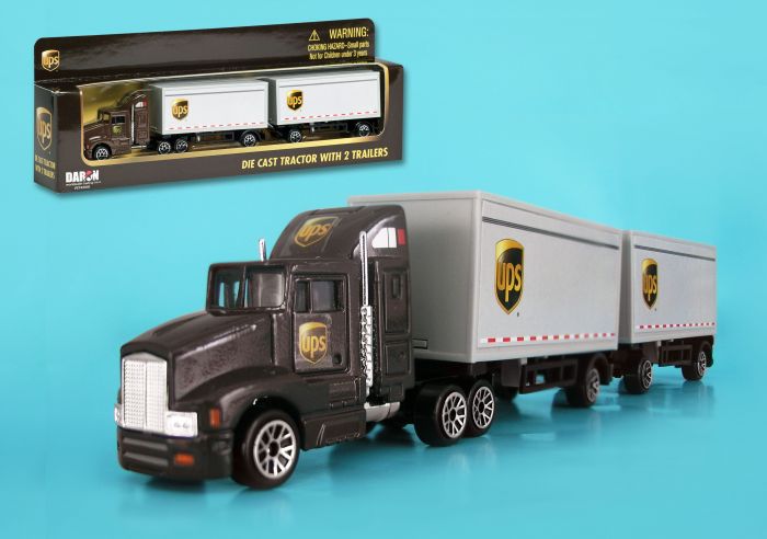UPS TANDEM TRACTOR TRAILER MODEL