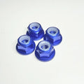 4mm Wheel Nuts Blue 4 Pack