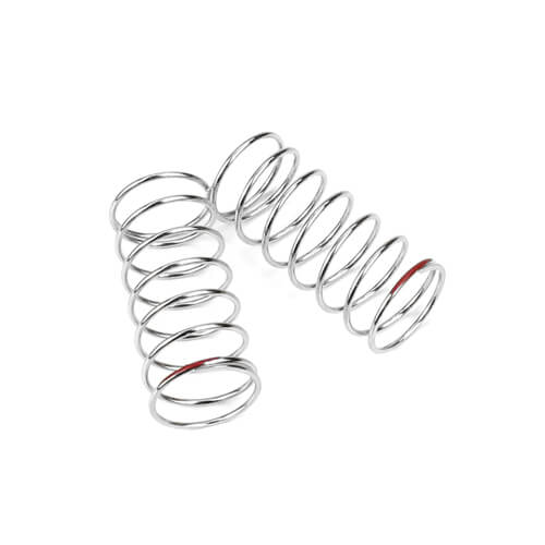 Shock Spring Set (FR,1.3x7.75,3.85lb/in,45mm, Red)