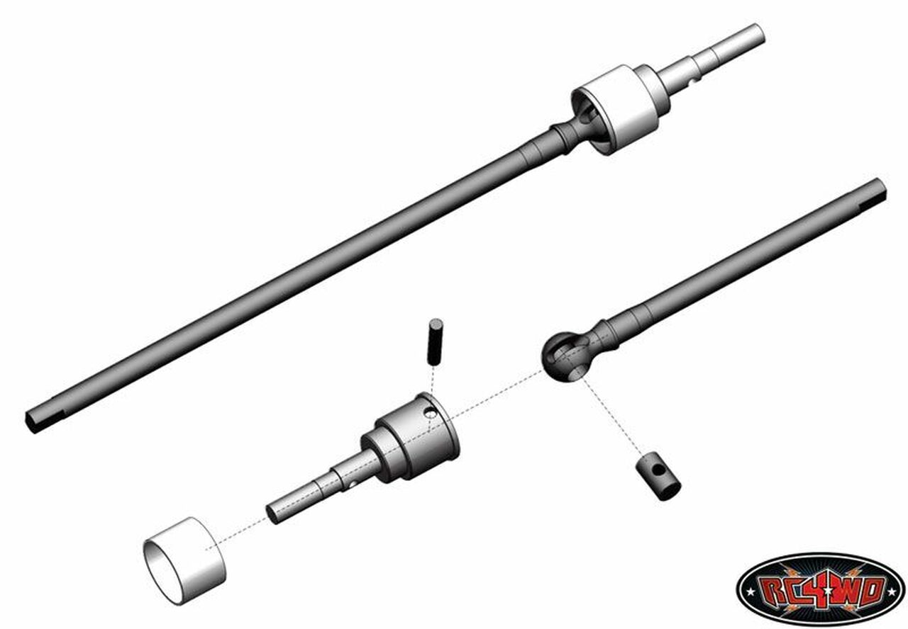 Z-S0902 RC4WD Extreme Duty XVD Axle AX10/Honcho/Dingo