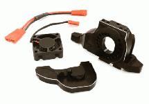 Alloy Motor Mount w/ Cooling Fan for TRX-4 Scale & Trail Crawler C28714BLACK New Item