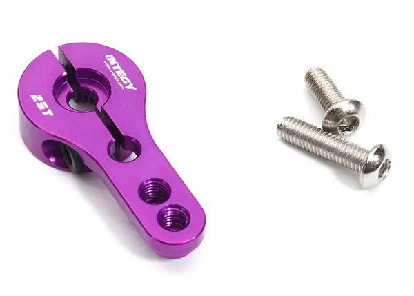 Purple Billet Machined Alloy Servo Horn 25T for Futaba Servos (r = 16mm, 20mm) C32316PURPLE