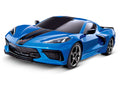 93054-4 - Chevrolet® Corvette® Stingray: 1/10 Scale AWD Supercar. Ready-To-Race® with TQ 2.4GHz radio system and XL-5 ESC (fwd/rev) - bLUE
