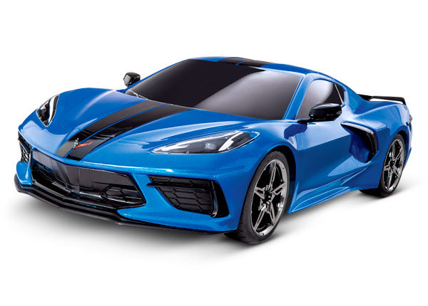 93054-4 - Chevrolet® Corvette® Stingray: 1/10 Scale AWD Supercar. Ready-To-Race® with TQ 2.4GHz radio system and XL-5 ESC (fwd/rev) - bLUE