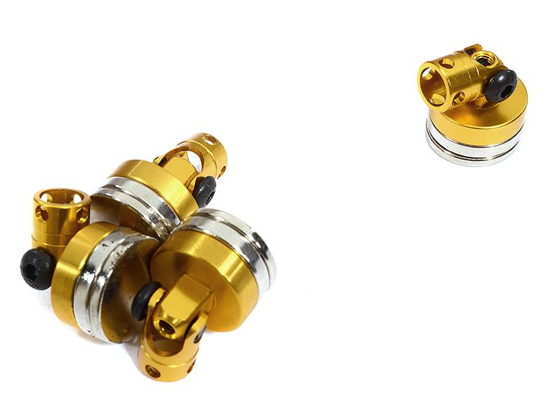 Magnetic Force Type 6mm Size Body Mount Set for 1/10 Crawler, Drift & TC C30021GOLD