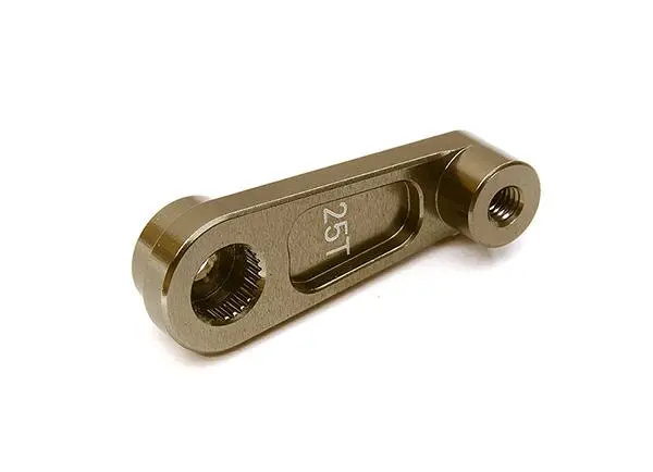 Billet Machined Alloy Steering Servo Horn 25T for Traxxas TRX-4 (r=22mm) C28428GREY