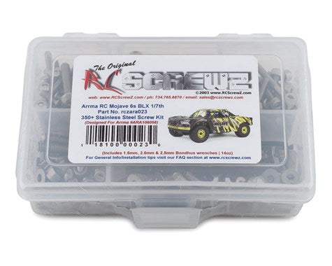 Stainless Steel Screw Kit -ARA Mojave 6s BLX 1/7th