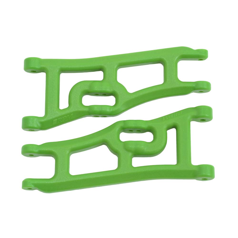 70664 Wide Front A-Arms Green Rustler/Stampede