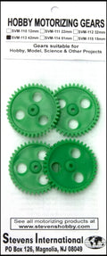 Plastic Gears 42mm x 6mm 40-teeth (3mm ID) (4)