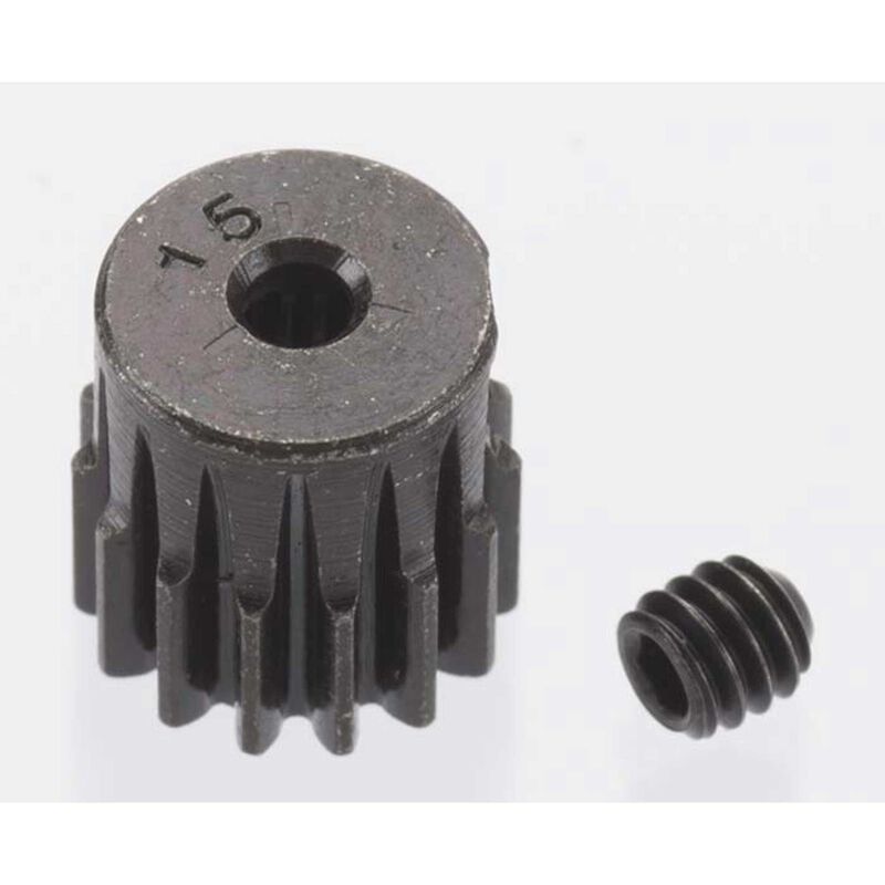 Hard Blackened Steel Mini Pinion 2mm, .5 Mod 15T