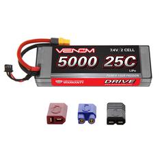 1558 LiPo 2S 7.4V 5000mAh 25C Hardcase Uni Plug System