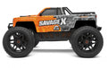 HPI160101  Savage X FLUX V2 1/8th 4WD Brushless Monster Truck Standing backflips with a mere blip of the throttle, tire shredding, terrain destroying power that'll make you run for cover... FLUX fans know where its at, the new Savage X FLUX V2 is rea
