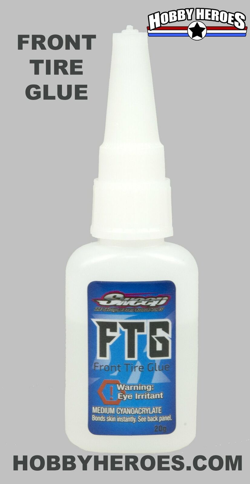 Sweep Front TIre Glue (FTG) Performance enhanced premium glue.