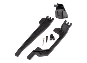 Battery hold-down (2)/ battery clip/ hold-down post/ screw pin/ pivot post screw