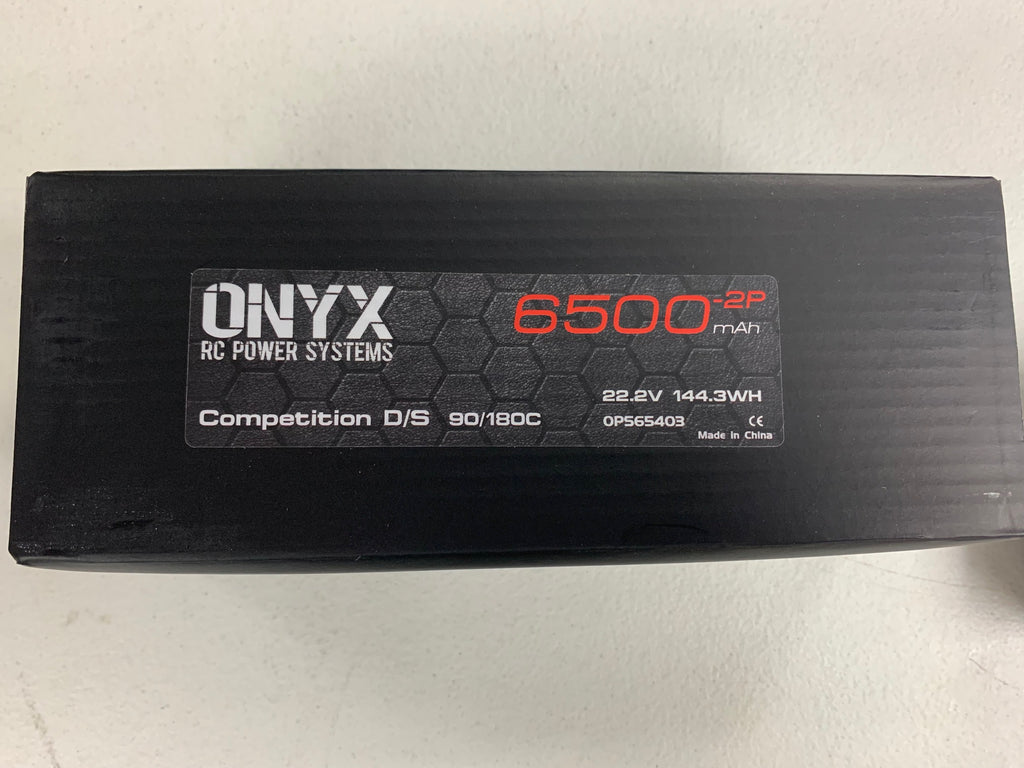 OPS65403  6500  22.2 8GW  (90/180C  2P)    (144.3  WH)52MMx26MMx14MM    www.onyxrcpowersystemsusa.com for purchase