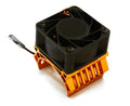 36mm Motor Heatsink+40x40mm Cooling Fan 17k rpm for Most 1/10 On-Road & Off-Road C28598ORANGE