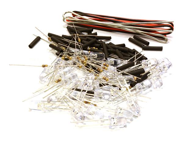 5mm LED Light Assorted Kit DIY LEDs Set for Scale Model C26330YELLOW