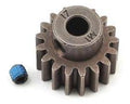 Gear, 17-T pinion 1.0 metric pitch fits 5mm shaft
