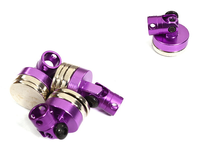 Magnetic Force Type 6mm Size Body Mount Set for 1/10 Crawler, Drift & TC C30021PURPLE