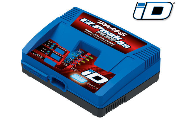 Charger, EZ-Peak® Plus 4s, 8 amp, NiMH/LiPo with iD® Auto Battery Identification