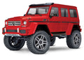 TRX-4 Scale and Trail Crawler with Mercedes-Benz G 500 4x4_ Body: 1/10 Scale 4WD Electric Trail Truck. Ready-to-Drive with TQi Traxxas Link Enabled 2.4GHz Radio System, XL-5 HV ESC (fwd/rev), and Titan 550 motor.
