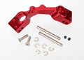 Carriers, stub axle (red-anodized 6061-T6 aluminum) (rear) (2)