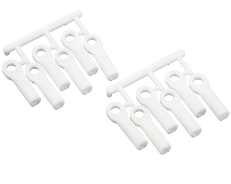 80511 Rod Ends Long White TRA Nitro Slash